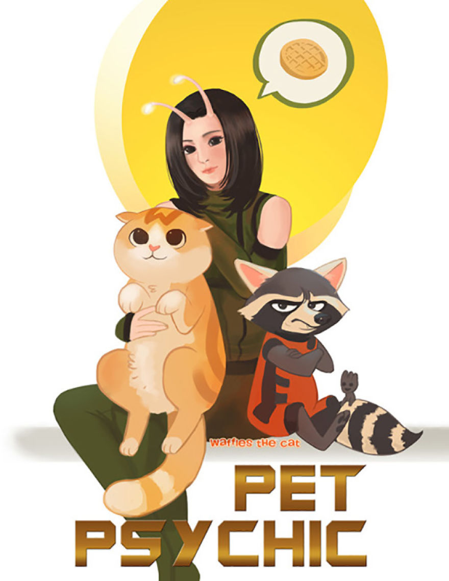 Mantis, Pet Psychic For Waffles