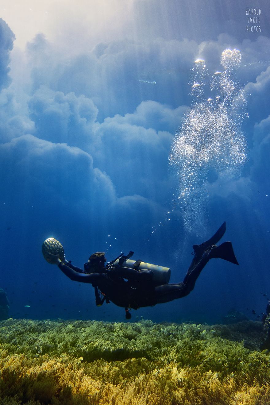 Dragon Egg Found Underwater - 'Game Of Thrones' Inspired Photoshoot Dragon Egg Found Underwater - 'Game Of Thrones' Inspired Photoshoot