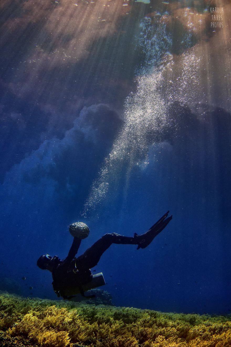 Dragon Egg Found Underwater - 'Game Of Thrones' Inspired Photoshoot Dragon Egg Found Underwater - 'Game Of Thrones' Inspired Photoshoot
