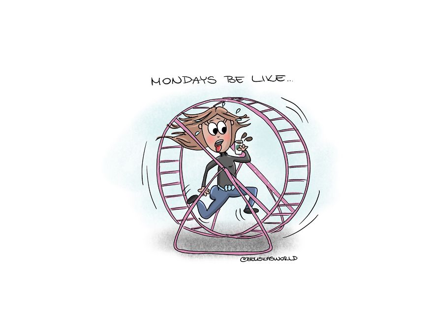 Like A Hamster On A Wheel