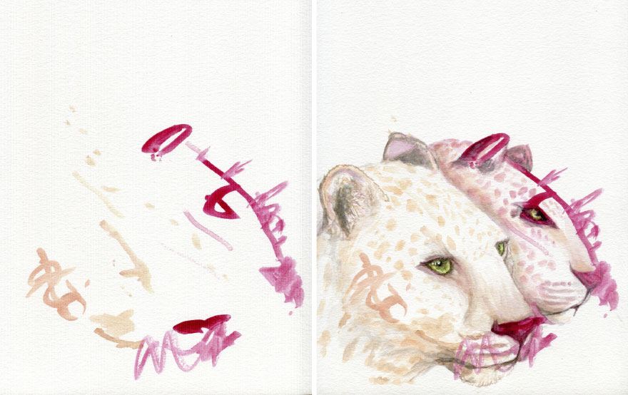 I Collaborate With My 3-Year-Old And 7-Year-Old To Create Imaginative Illustrations