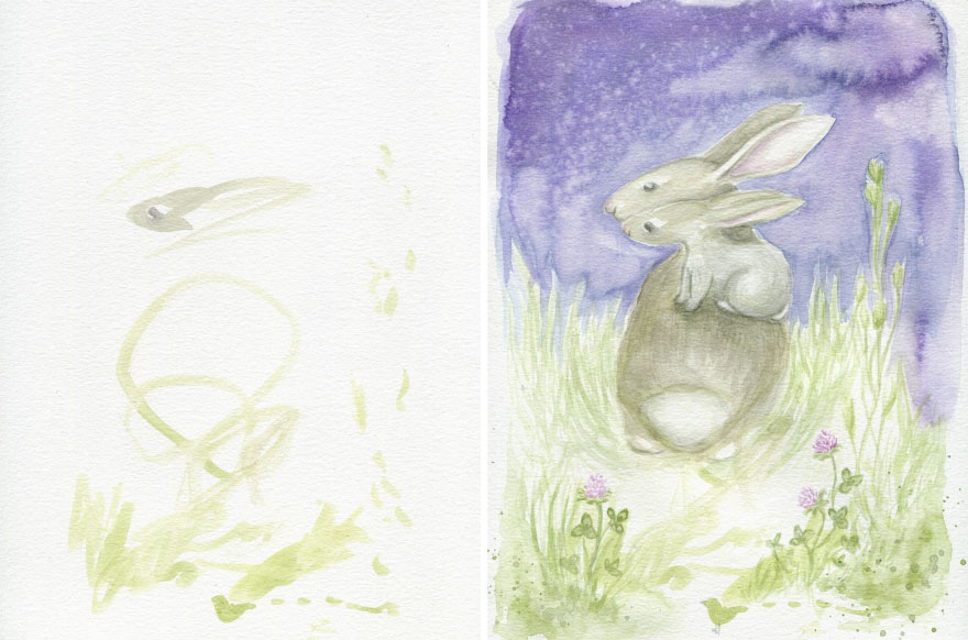 I Collaborate With My 3-Year-Old And 7-Year-Old To Create Imaginative Illustrations