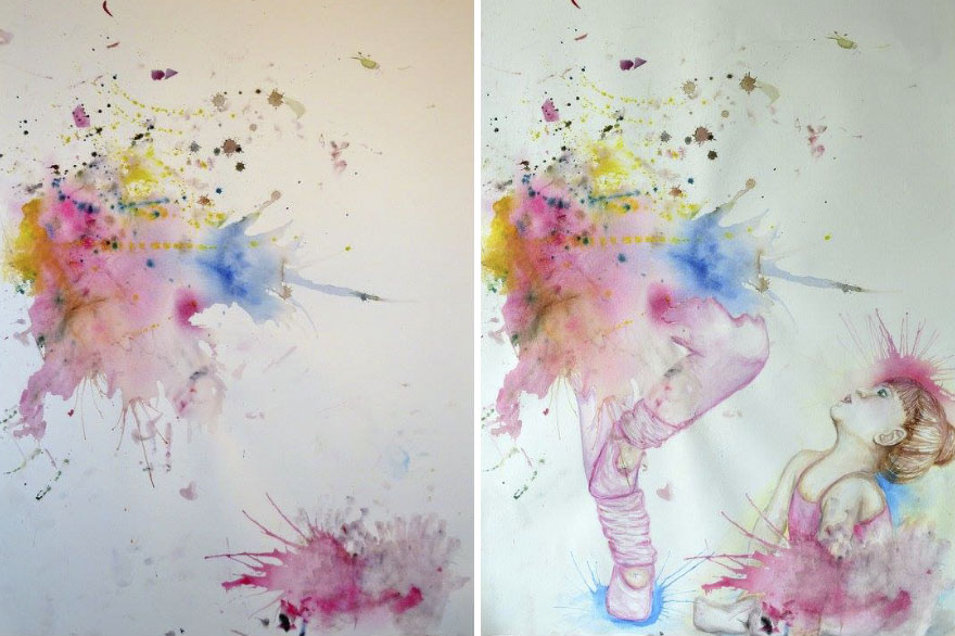 I Collaborate With My 3-Year-Old And 7-Year-Old To Create Imaginative Illustrations