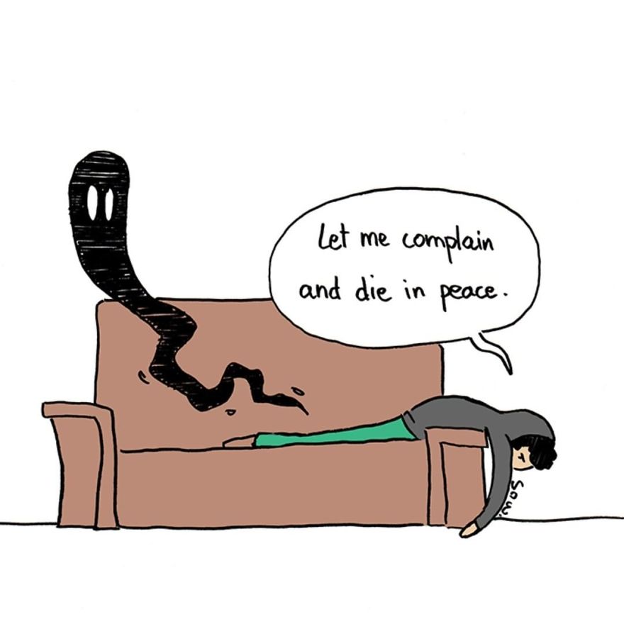 I Explain What My Depression And Anxiety Feels Like Through These Comics (New Pics)