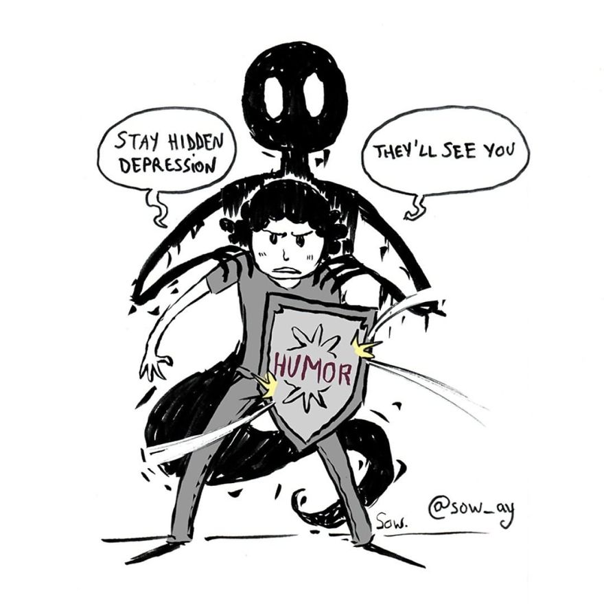 I Explain What My Depression And Anxiety Feels Like Through These Comics (New Pics)