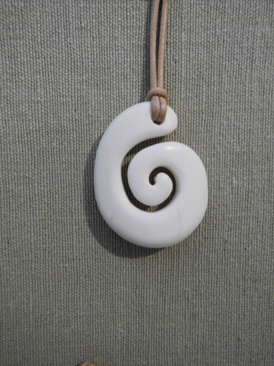 Spiral Made Of Stag Bones