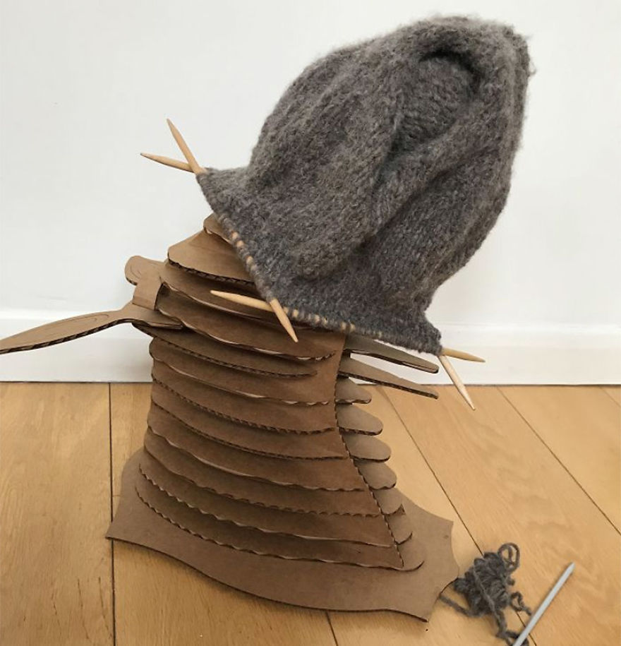 I Knit This Moose Head For A Wedding Present