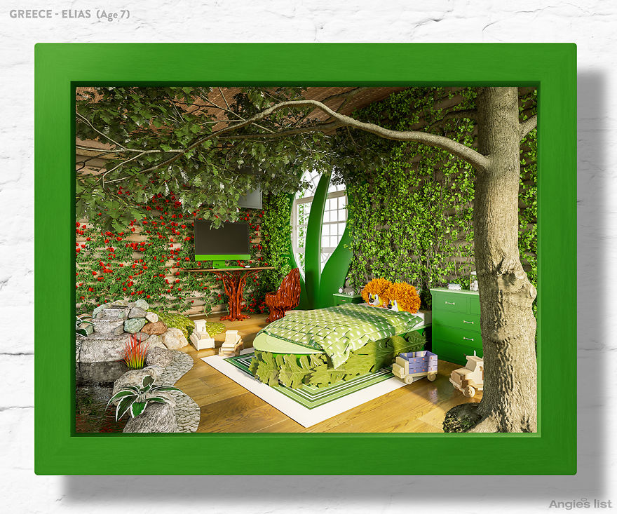 7 Kids Were Asked To Draw Bedrooms Of Their Dreams, And Here's What They'd Look Like In Real Life