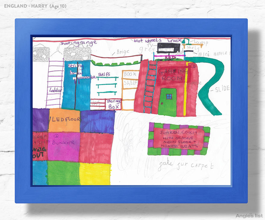 7 Kids Were Asked To Draw Bedrooms Of Their Dreams, And Here's What They'd Look Like In Real Life
