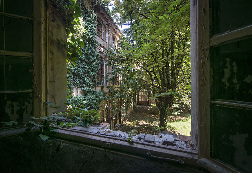 Looking Into The Central Courtyard