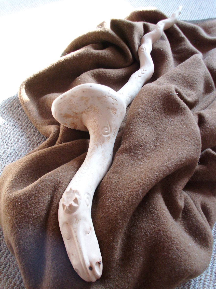 I Carve Wooden Figures And Ritual Objects