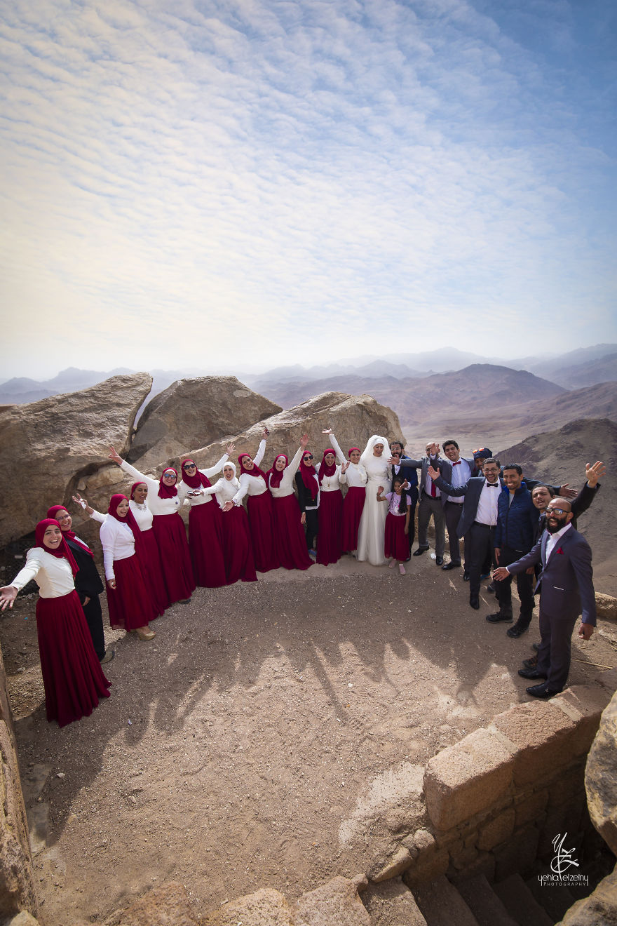 Hiked A 2200 M Mountain For The Wedding Photo Session Of My Friends