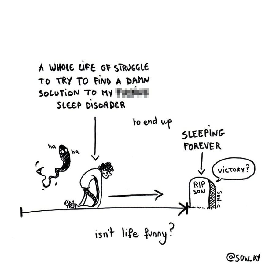 I Explain What My Depression And Anxiety Feels Like Through These Comics (New Pics)