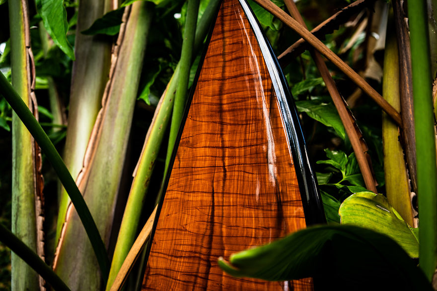My Father And I Upcycle Old Surfboards To Make Them Look Like Wood