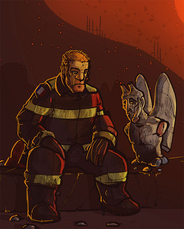 Hommage Aux Pompiers De Notre Dame