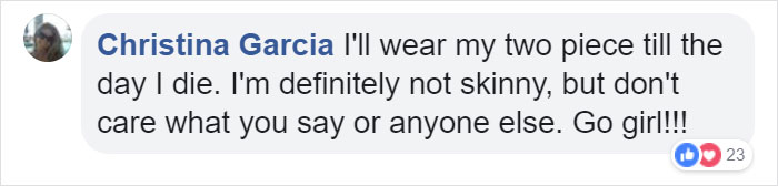 Men Made Fun Of This Woman For Wearing A Bikini, But Instead of Covering Up, She Shut Them Down Men Made Fun Of This Woman For Wearing A Bikini, But Instead of Covering Up, She Shut Them Down