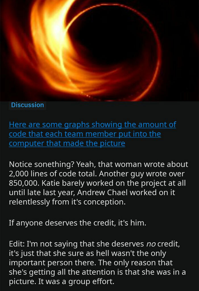 Dr. Katie Bouman Gets Accused Of Taking All The Credit For Black Hole Pic, Her Male Colleague Clears The Air On Twitter