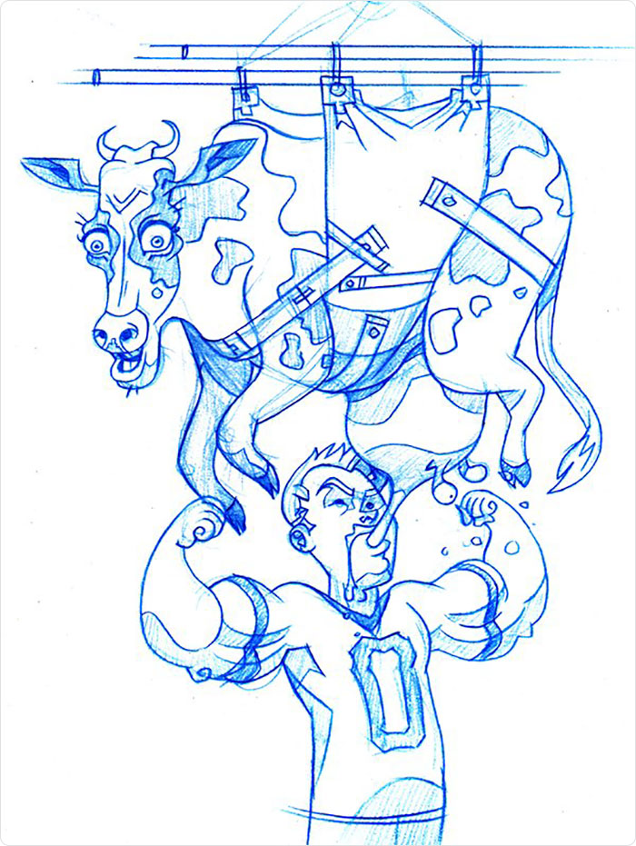 21 Responses To PETA's Controversial 'Breastfeeding Cow' Illustration 21 Responses To PETA's Controversial 'Breastfeeding Cow' Illustration