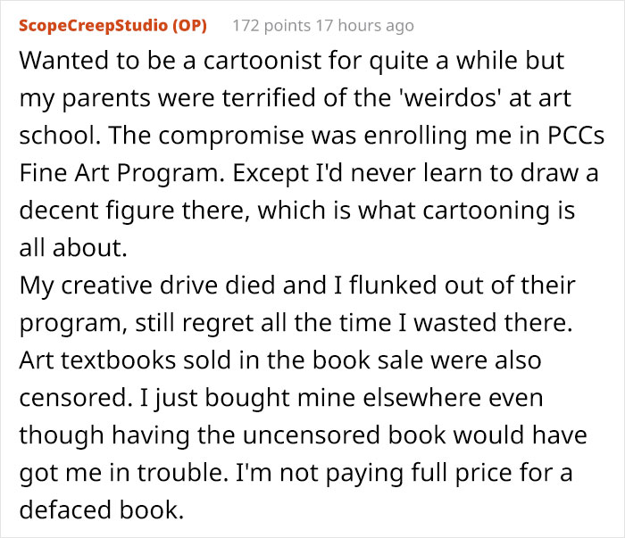 Student Shares Pics From Art Book In His Former Christian College And The Censorship Is Beyond Ridiculous