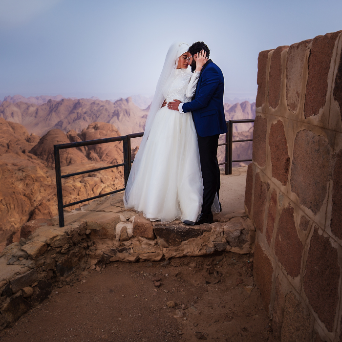 Hiked A 2200 M Mountain For The Wedding Photo Session Of My Friends