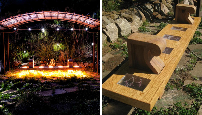 I Built A Meditation Bench In The Garden