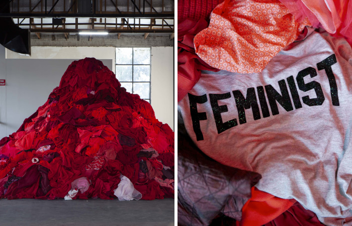 I Turned 3000 Kilograms Of Clothing Destined For Landfill Into An Art Installation