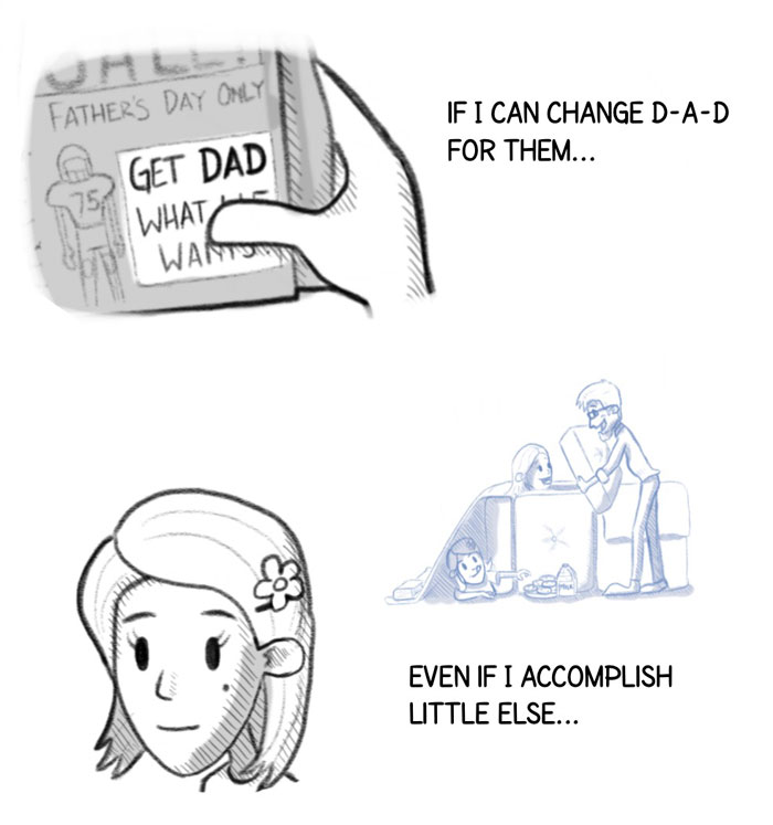 Boy From Dysfunctional Family Grows Up To Be A Dad-Of-Four, Illustrates What He Learned About Parenting The Hard Way