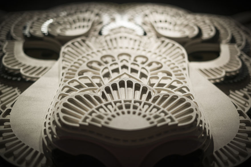 Layered 3D Sculpture Came To Life Using Customized Facebook 3D Photo Layered 3D Sculpture Came To Life Using Customized Facebook 3D Photo