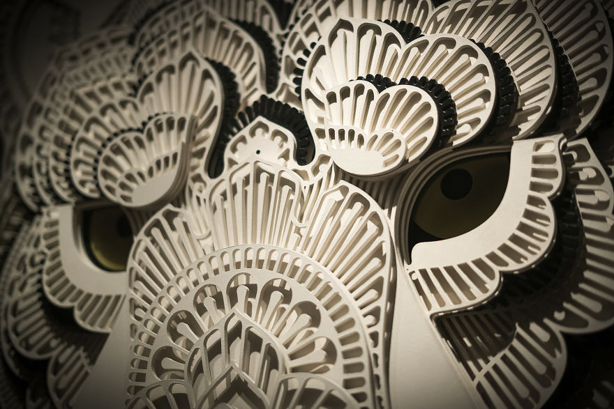 Layered 3D Sculpture Came To Life Using Customized Facebook 3D Photo Layered 3D Sculpture Came To Life Using Customized Facebook 3D Photo