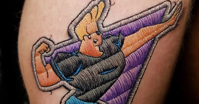 30 Embroidery Tattoos That Brought This Brazilian Tattoo Artist Fame