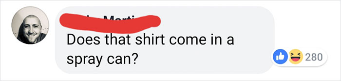 22 Of The Funniest Responses To Clothing Ad Where Model Is Wearing An Absurdly Tight Shirt