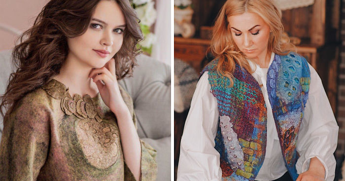 Felted Dress-Stories By Natalia Ivanova