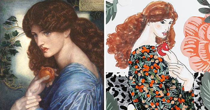 I Reimagined Classic Paintings By Known Artist Using Washi Tape