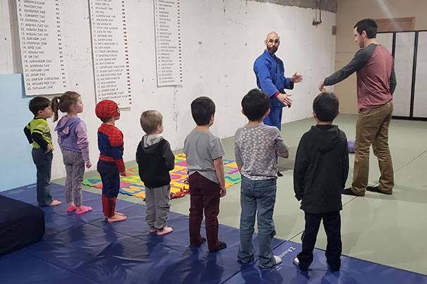 My Son Was Invited To A Birthday Party To Learn "Superhero" Moves. Aka Jujitsu. He Took It Very Seriously