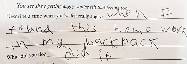 Honesty In My Son's Homework