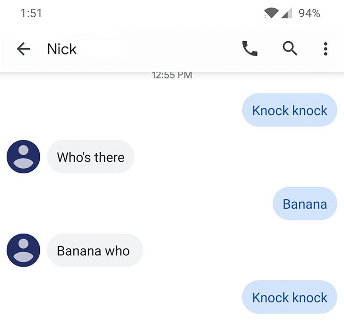 This Guy Takes A Knock-Knock Joke To The Next Level By Kidnapping Friend's Banana Family This Guy Takes A Knock-Knock Joke To The Next Level By Kidnapping Friend's Banana Family