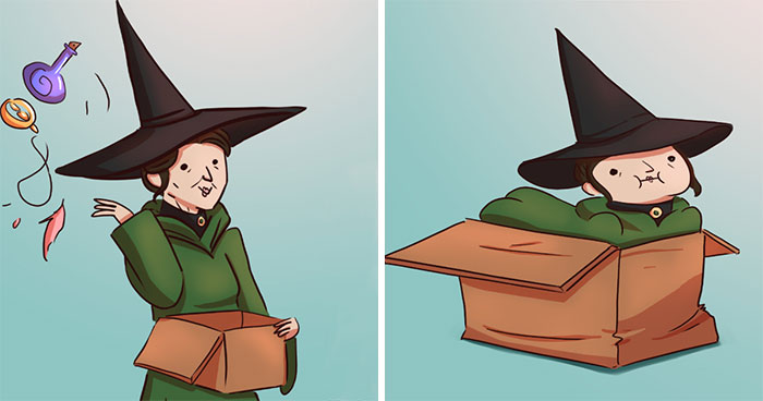 I Imagine What Happens In ‘Harry Potter’ Universe When No One’s Watching (10 Comics)