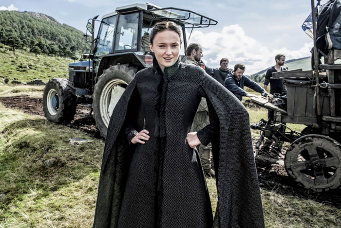 Sophie Turner Behind The Scenes Of Season 5