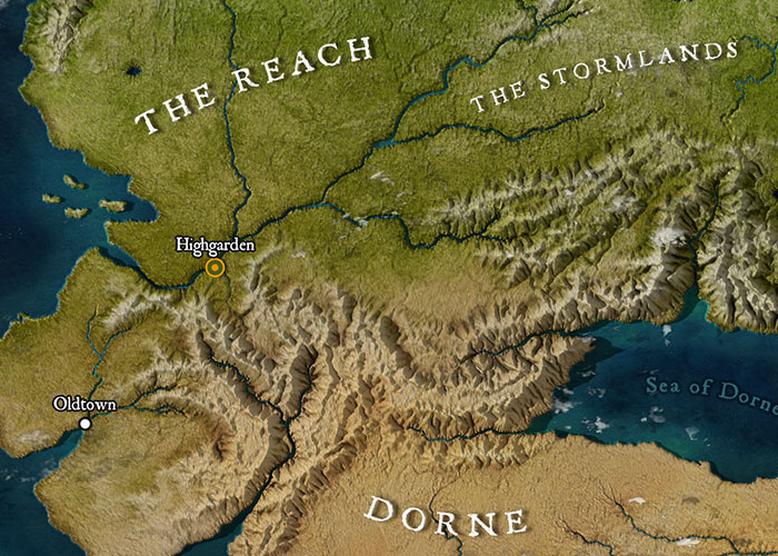 Someone Created A High-Resolution Map Of Westeros And It Looks Like A Location On Google Maps
