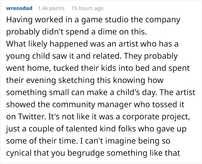 Insecure Artist Attacks Company For Recognizing Child's Fan Art And Ignoring 'Real Artists', Gets Destroyed With A One-Liner Insecure Artist Attacks Company For Recognizing Child's Fan Art And Ignoring 'Real Artists', Gets Destroyed With A One-Liner