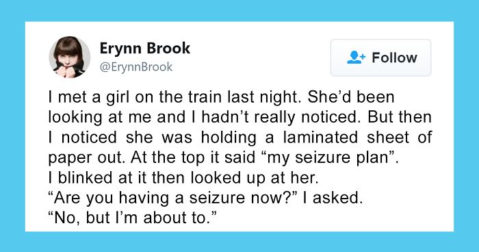 18-Year-Old Starts Having A Seizure On The Train, Receives Help From Total Stranger That Later Shares The Whole Story On Twitter