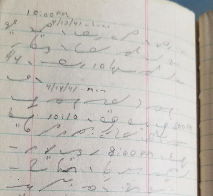 Man Finds His Grandpa's WWII Diary But Can't Read What's Written Inside, The Internet Helps To Translate It Man Finds His Grandpa's WWII Diary But Can't Read What's Written Inside, The Internet Helps To Translate It