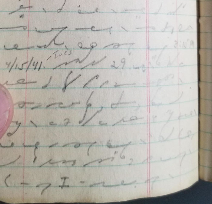 Man Finds His Grandpa's WWII Diary But Can't Read What's Written Inside, The Internet Helps To Translate It Man Finds His Grandpa's WWII Diary But Can't Read What's Written Inside, The Internet Helps To Translate It