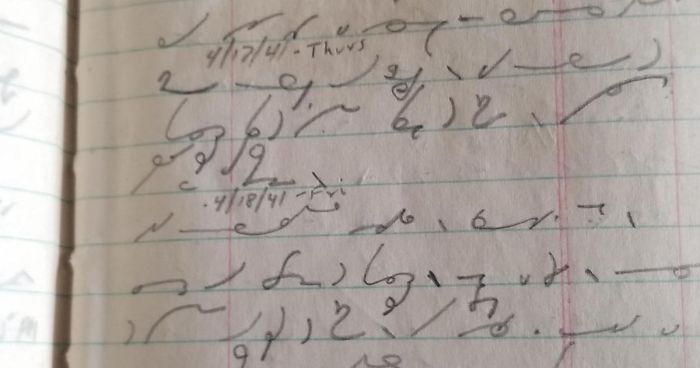 Man Finds His Grandpa’s WWII Diary But Can’t Read What’s Written Inside, The Internet Helps To Translate It