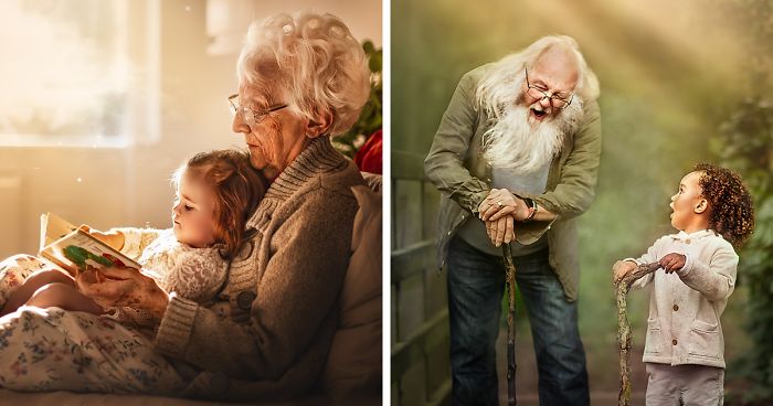 I Capture Grandparents With Their Grandkids Because No One Ever Photographed Me With Mine (27 Pics)