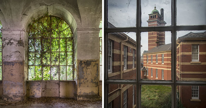 I Explored Abandoned Asylums To Capture What The Patients Would Have Seen Through Their Windows (30 Pics)