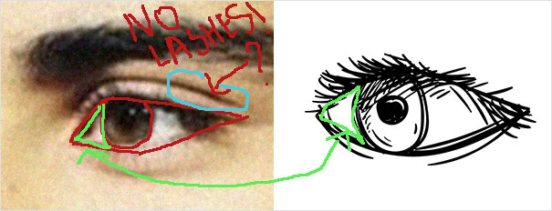 Artist Points Out The Mistakes Beginner Artists Make Because They Draw With Their Brain, Not Their Eyes Artist Points Out The Mistakes Beginner Artists Make Because They Draw With Their Brain, Not Their Eyes