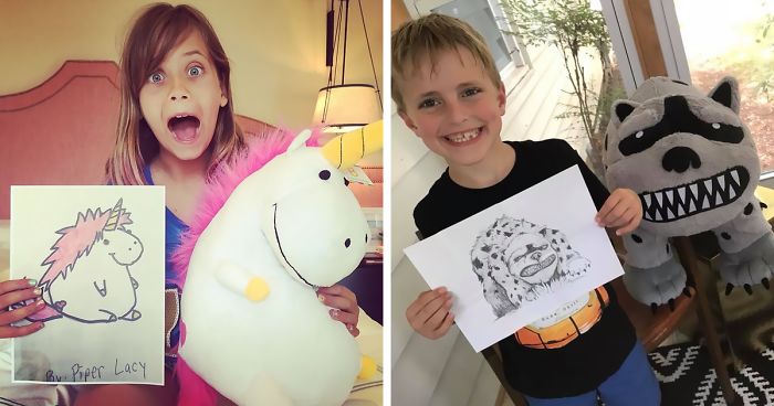 This Company Turns Children’s Drawings Into Cuddly Plush Toys
