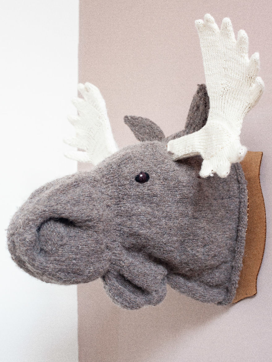 I Knit This Moose Head For A Wedding Present I Knit This Moose Head For A Wedding Present