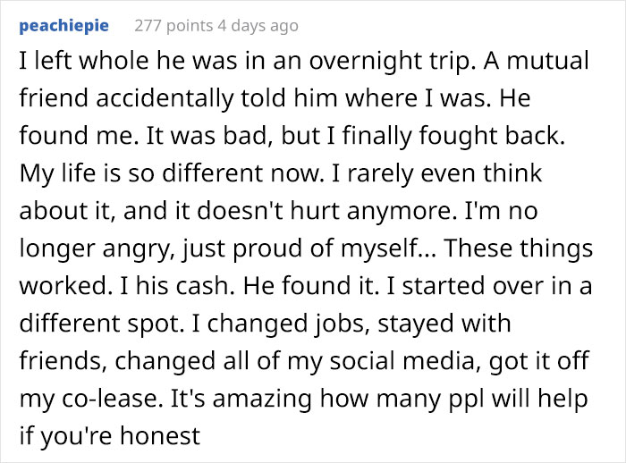 Woman Writes A Detailed Plan For Anyone Who's Trying To Escape An Abusive Partner Woman Writes A Detailed Plan For Anyone Who's Trying To Escape An Abusive Partner